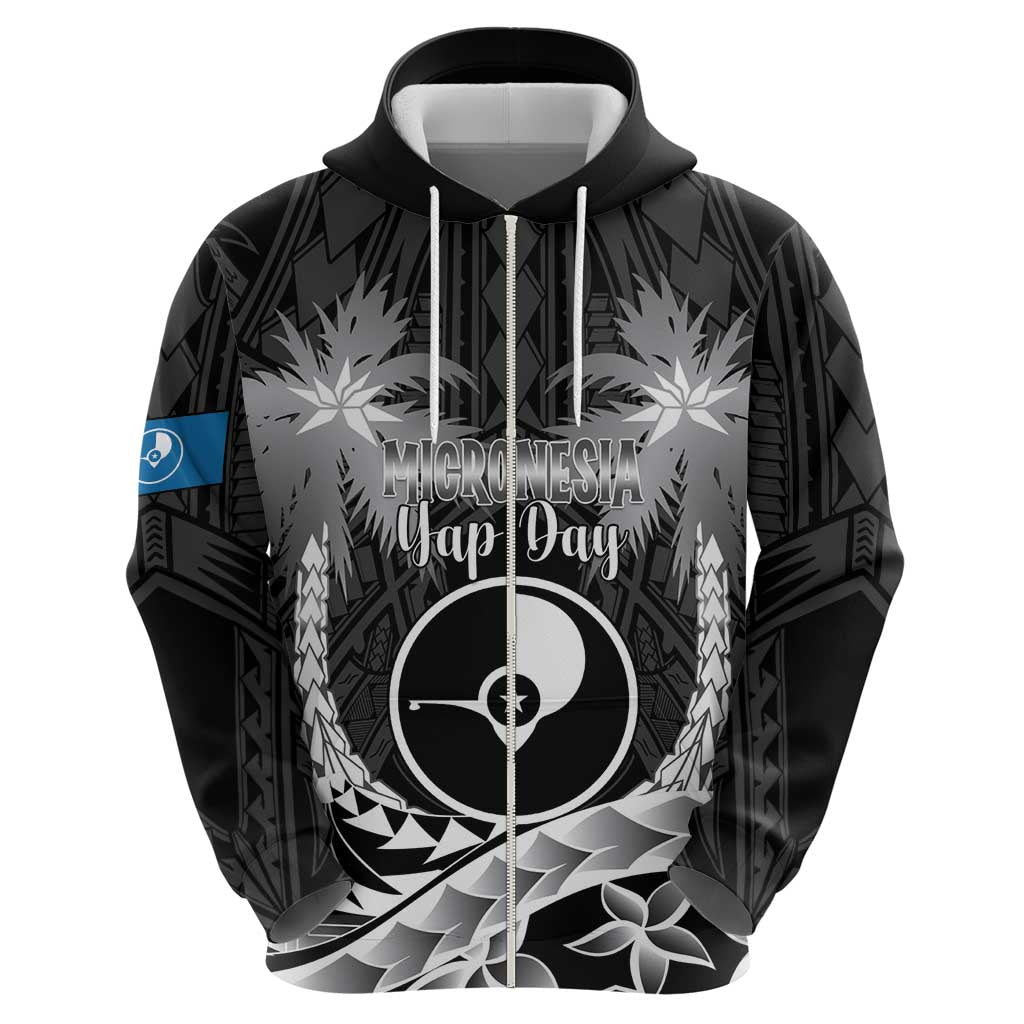 FSM Yap Day Hoodie 2025 Wa'ab Micronesia Black Color LT14 - Polynesian Pride