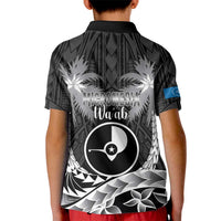 FSM Yap Day Kid Polo Shirt 2025 Wa'ab Micronesia Black Color LT14 - Polynesian Pride