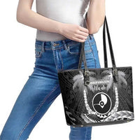 FSM Yap Day Leather Tote Bag 2025 Wa'ab Micronesia Black Color LT14 - Polynesian Pride