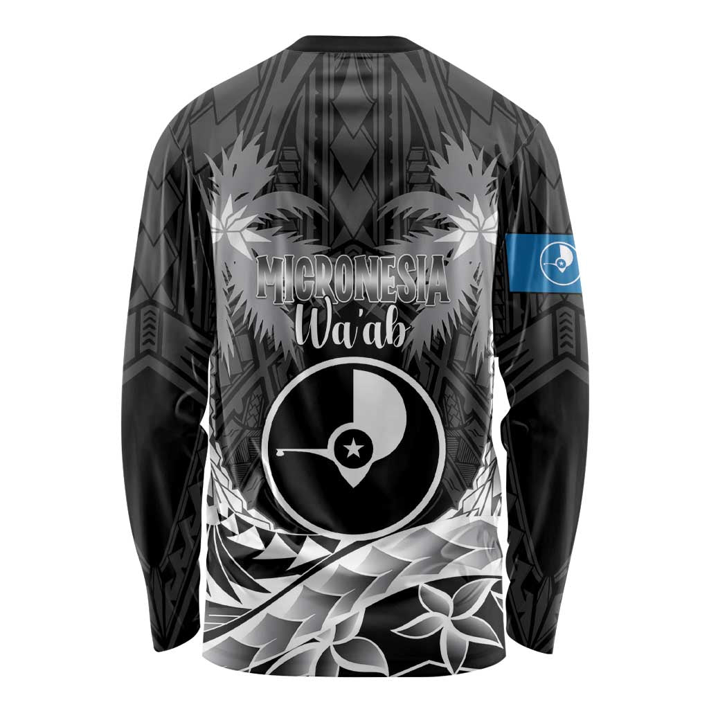 FSM Yap Day Long Sleeve Shirt 2025 Wa'ab Micronesia Black Color LT14 - Polynesian Pride