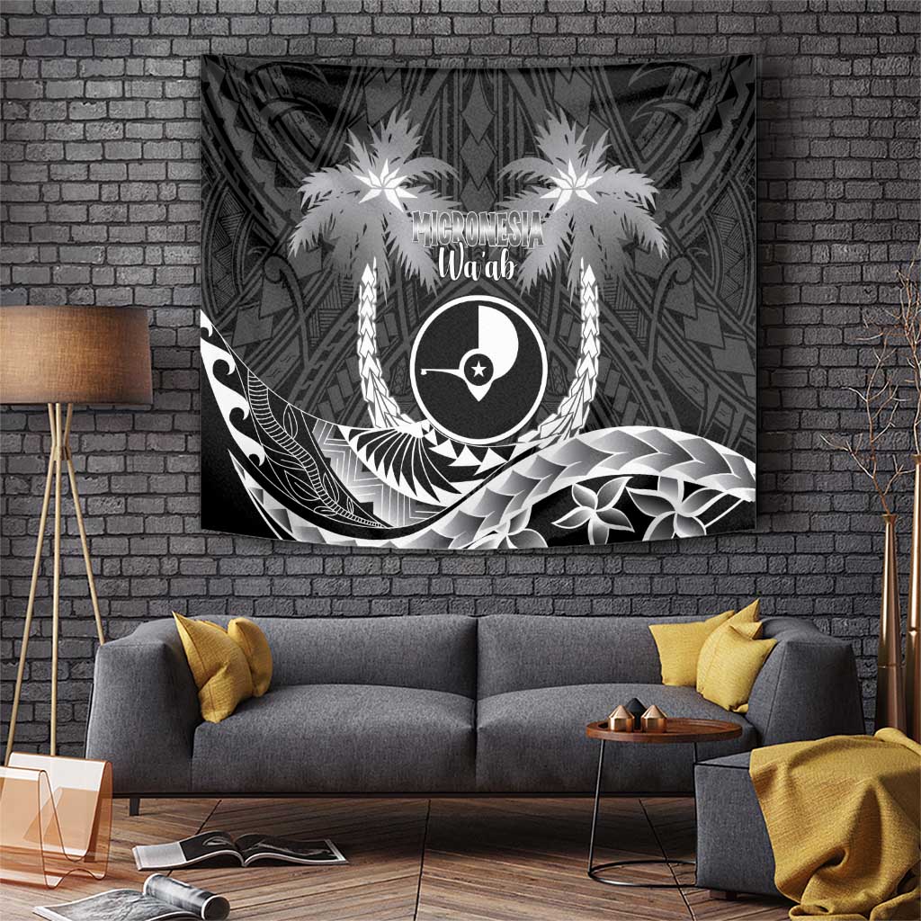 FSM Yap Day Tapestry 2025 Wa'ab Micronesia Black Color LT14 Black - Polynesian Pride