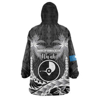 FSM Yap Day Wearable Blanket Hoodie 2025 Wa'ab Micronesia Black Color LT14 - Polynesian Pride