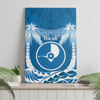 FSM Yap Day Canvas Wall Art 2025 Wa'ab Micronesia Flag Color LT14 - Polynesian Pride