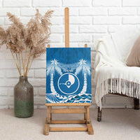 FSM Yap Day Canvas Wall Art 2025 Wa'ab Micronesia Flag Color LT14 - Polynesian Pride