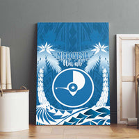 FSM Yap Day Canvas Wall Art 2025 Wa'ab Micronesia Flag Color LT14 - Polynesian Pride