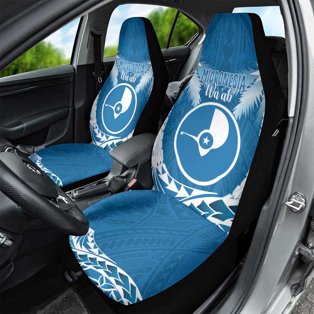 FSM Yap Day Car Seat Cover 2025 Wa'ab Micronesia Flag Color LT14 - Polynesian Pride