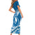 FSM Yap Day Family Matching Short Sleeve Bodycon Dress and Hawaiian Shirt 2025 Wa'ab Micronesia Flag Color