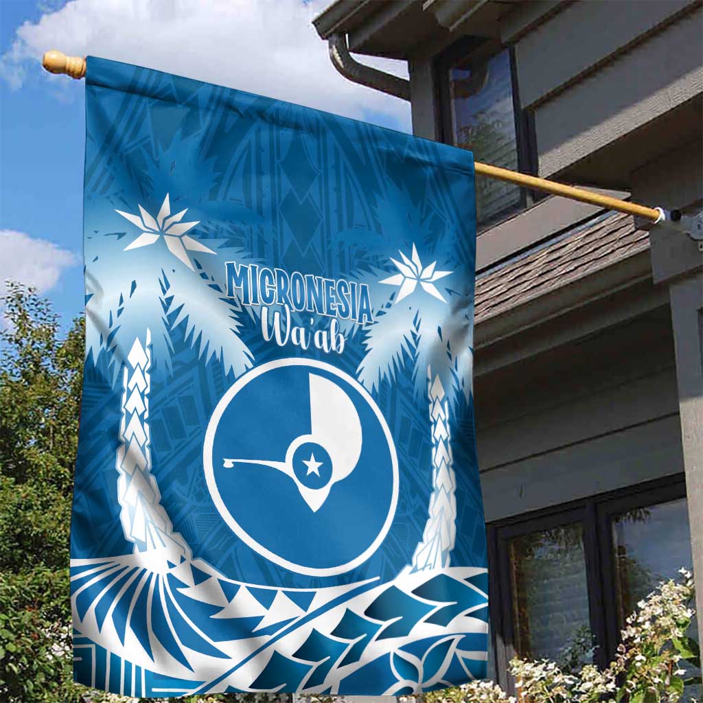 FSM Yap Day Garden Flag 2025 Wa'ab Micronesia Flag Color LT14 - Polynesian Pride