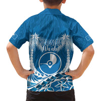 FSM Yap Day Kid Hawaiian Shirt 2025 Wa'ab Micronesia Flag Color LT14 - Polynesian Pride