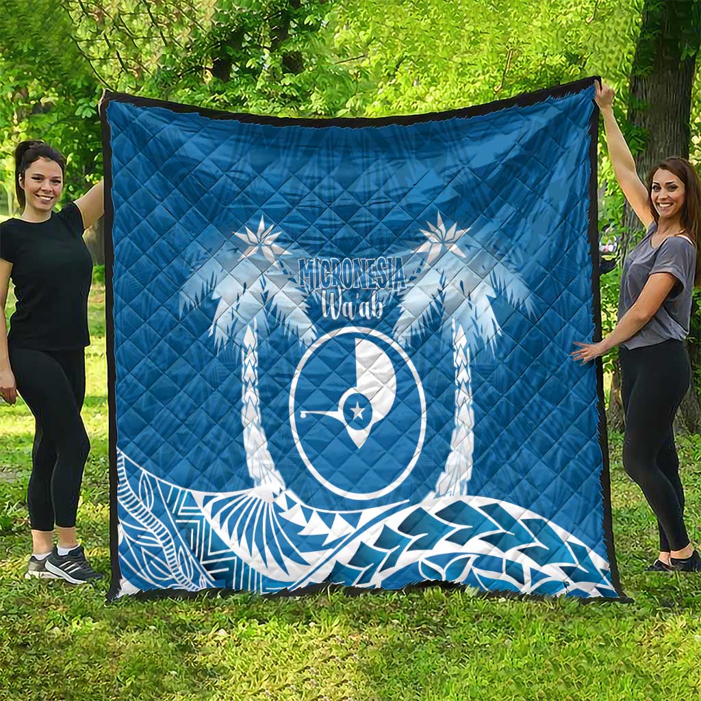 FSM Yap Day Quilt 2025 Wa'ab Micronesia Flag Color LT14 - Polynesian Pride