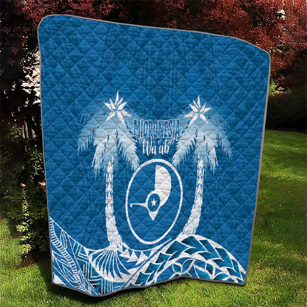 FSM Yap Day Quilt 2025 Wa'ab Micronesia Flag Color LT14 - Polynesian Pride