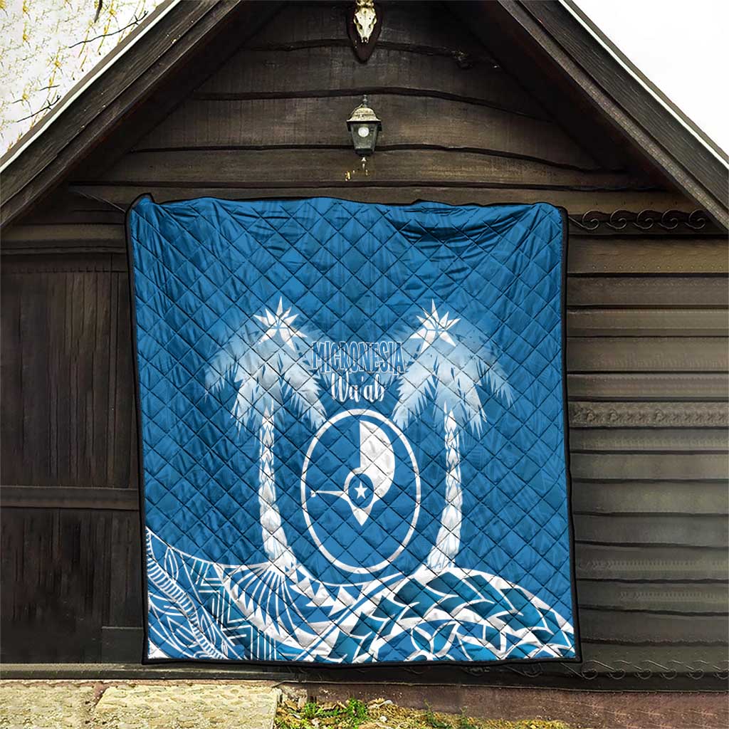FSM Yap Day Quilt 2025 Wa'ab Micronesia Flag Color LT14 - Polynesian Pride