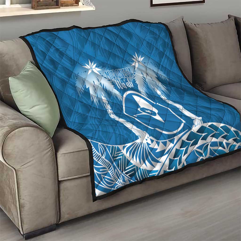 FSM Yap Day Quilt 2025 Wa'ab Micronesia Flag Color LT14 - Polynesian Pride