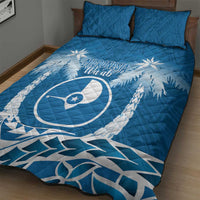 FSM Yap Day Quilt Bed Set 2025 Wa'ab Micronesia Flag Color LT14 - Polynesian Pride