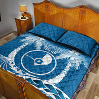 FSM Yap Day Quilt Bed Set 2025 Wa'ab Micronesia Flag Color LT14 - Polynesian Pride