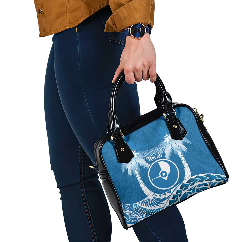 FSM Yap Day Shoulder Handbag 2025 Wa'ab Micronesia Flag Color LT14 - Polynesian Pride