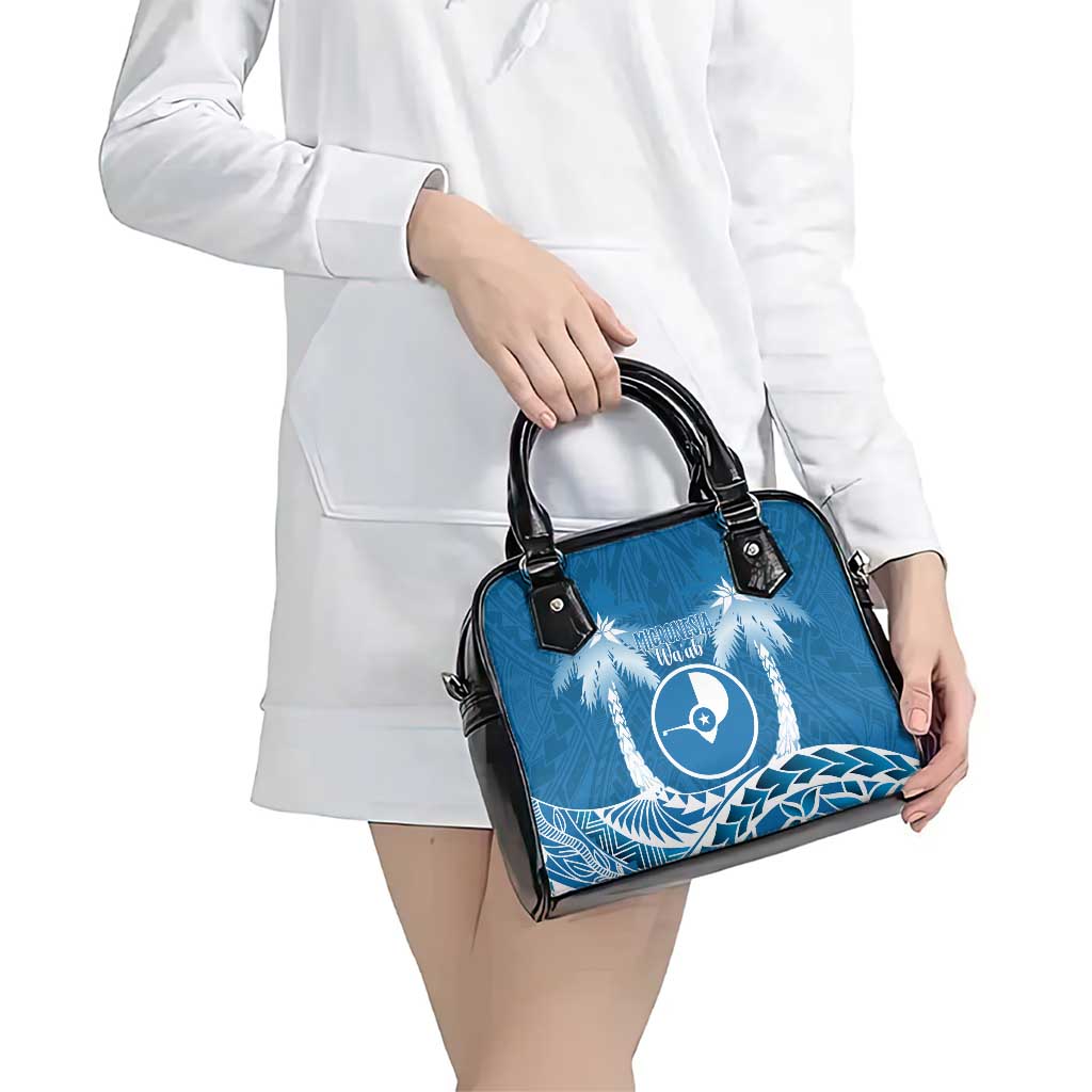 FSM Yap Day Shoulder Handbag 2025 Wa'ab Micronesia Flag Color LT14 - Polynesian Pride