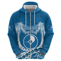 FSM Yap Day Zip Hoodie 2025 Wa'ab Micronesia Flag Color LT14 - Polynesian Pride
