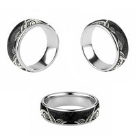 Aloha Hawaii Kalo Pikake Lei Classic Ring Chest Tattoo Black Hawaiian Pattern LT14 - Polynesian Pride