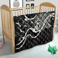 Aloha Hawaii Kalo Pikake Lei Quilt Chest Tattoo Black Hawaiian Pattern LT14 - Polynesian Pride
