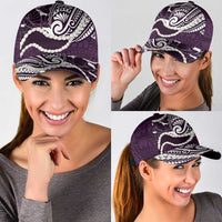 Aloha Hawaii Kalo Pikake Lei Classic Cap Chest Tattoo Purple Hawaiian Pattern LT14 - Polynesian Pride
