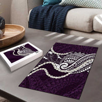 Aloha Hawaii Kalo Pikake Lei Puzzle Chest Tattoo Purple Hawaiian Pattern LT14 - Polynesian Pride
