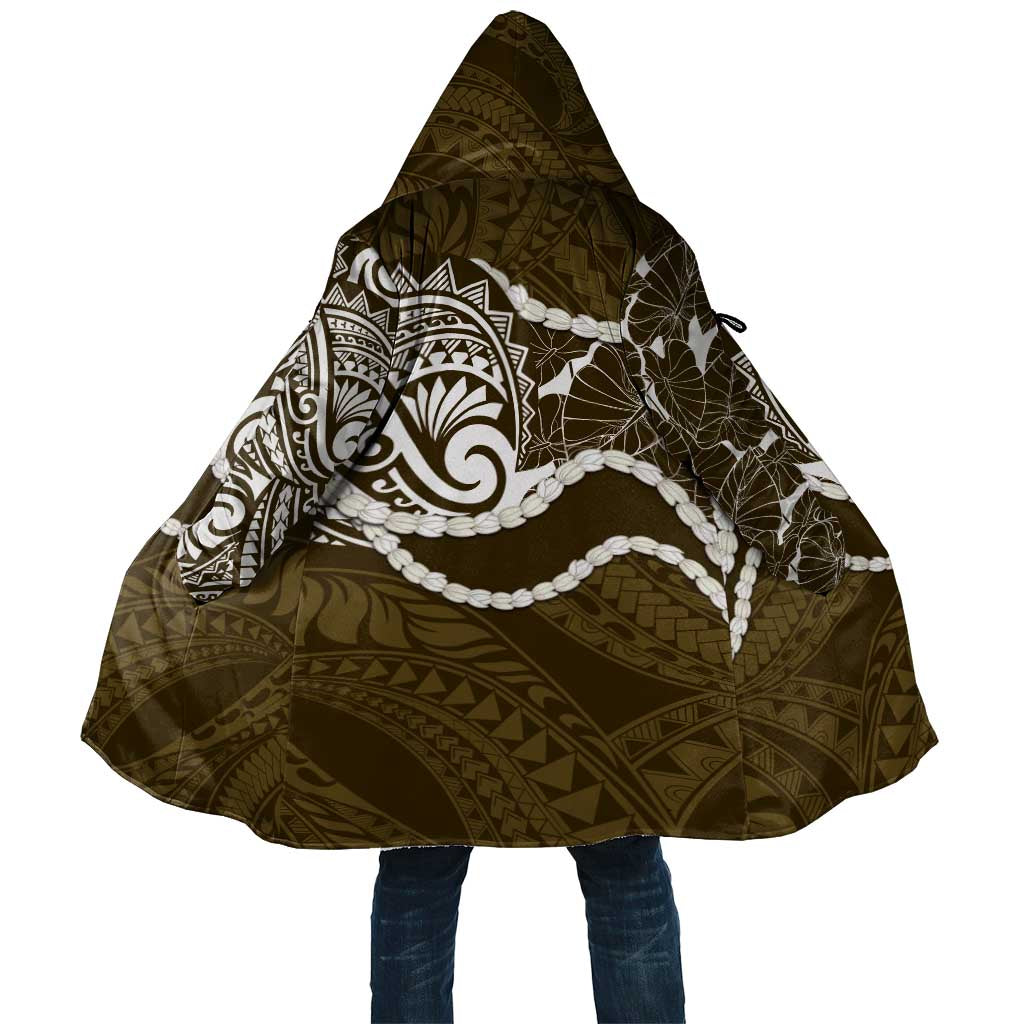Aloha Hawaii Kalo Pikake Lei Cloak Chest Tattoo Gold Hawaiian Pattern LT14 Unisex Gold - Polynesian Pride