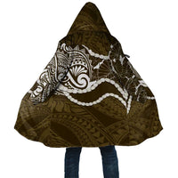 Aloha Hawaii Kalo Pikake Lei Cloak Chest Tattoo Gold Hawaiian Pattern LT14 Unisex Gold - Polynesian Pride