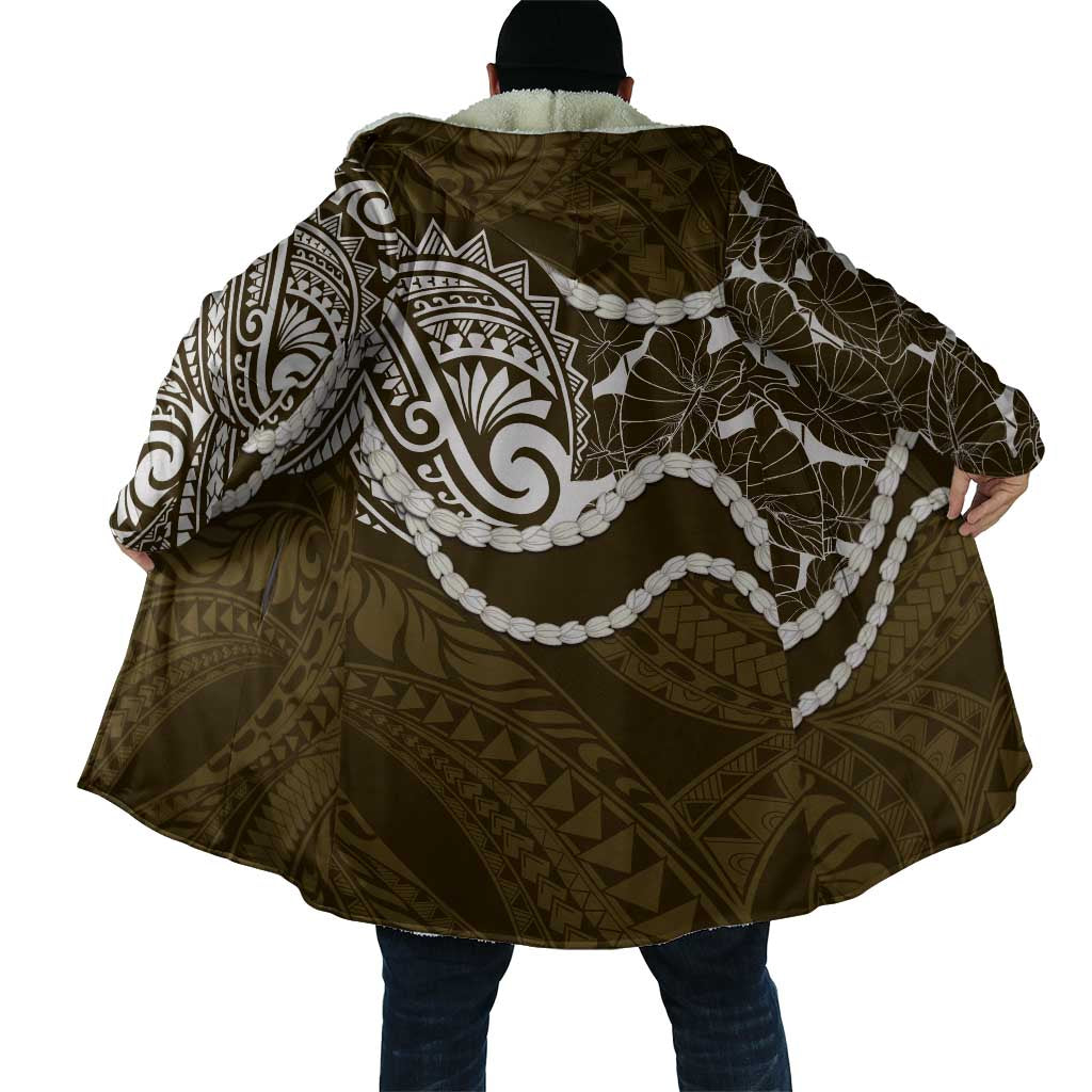 Aloha Hawaii Kalo Pikake Lei Cloak Chest Tattoo Gold Hawaiian Pattern LT14 - Polynesian Pride