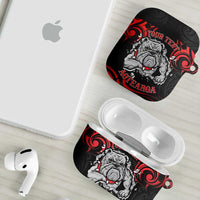 Personalised Aotearoa Bulldog AirPods Case NZ Maori Tattoo LT14 - Polynesian Pride