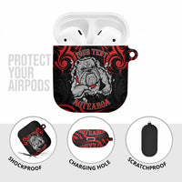 Personalised Aotearoa Bulldog AirPods Case NZ Maori Tattoo LT14 - Polynesian Pride