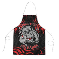 Personalised Aotearoa Bulldog Apron NZ Maori Tattoo LT14 Red - Polynesian Pride