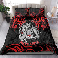 Personalised Aotearoa Bulldog Bedding Set NZ Maori Tattoo LT14 - Polynesian Pride