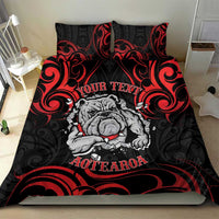 Personalised Aotearoa Bulldog Bedding Set NZ Maori Tattoo LT14 - Polynesian Pride