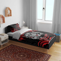 Personalised Aotearoa Bulldog Bedding Set NZ Maori Tattoo LT14 - Polynesian Pride
