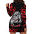 Personalised Aotearoa Bulldog Hoodie Dress NZ Maori Tattoo