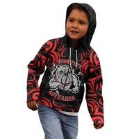 Personalised Aotearoa Bulldog Kid Hoodie NZ Maori Tattoo LT14 - Polynesian Pride