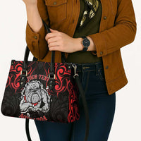 Personalised Aotearoa Bulldog Leather Bag NZ Maori Tattoo LT14 - Polynesian Pride