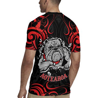 Personalised Aotearoa Bulldog Rugby Jersey NZ Maori Tattoo LT14 - Polynesian Pride