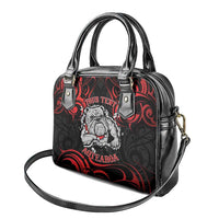 Personalised Aotearoa Bulldog Shoulder Handbag NZ Maori Tattoo LT14 - Polynesian Pride