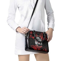 Personalised Aotearoa Bulldog Shoulder Handbag NZ Maori Tattoo LT14 - Polynesian Pride