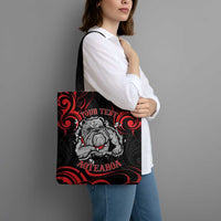 Personalised Aotearoa Bulldog Tote Bag NZ Maori Tattoo LT14 - Polynesian Pride