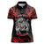 Personalised Aotearoa Bulldog Women Polo Shirt NZ Maori Tattoo