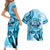 Hawaii Sea Turtle Snorkeling Is My Therapy Couples Matching Short Sleeve Bodycon Dress and Hawaiian Shirt