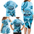 Hawaii Sea Turtle Snorkeling Is My Therapy Family Matching Long Sleeve Bodycon Dress and Hawaiian Shirt