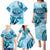 Hawaii Sea Turtle Snorkeling Is My Therapy Family Matching Puletasi and Hawaiian Shirt