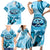 Hawaii Sea Turtle Snorkeling Is My Therapy Family Matching Short Sleeve Bodycon Dress and Hawaiian Shirt