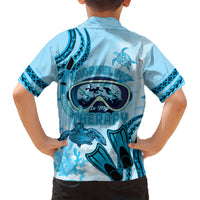 Hawaii Sea Turtle Snorkeling Is My Therapy Kid Hawaiian Shirt LT14 - Polynesian Pride