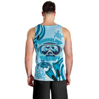 Hawaii Sea Turtle Snorkeling Is My Therapy Men Tank Top LT14 - Polynesian Pride