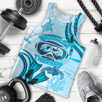 Hawaii Sea Turtle Snorkeling Is My Therapy Men Tank Top LT14 - Polynesian Pride